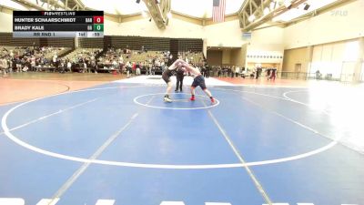 189-I2 lbs Rr Rnd 1 - Hunter Schaarschmidt, Bangor vs Brady Kale, G6