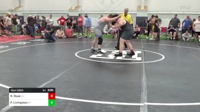 242-C lbs Quarterfinal - Remington Rose, WV vs Prosper Livingston, KY