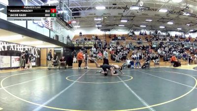 132 lbs Cons. Round 3 - Jacob Kash, Brunswick vs Mason Poracky, Boardman