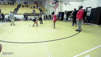 126 lbs 5th Place - Blacey Reece, Grove JH Girls vs Aderlyn Cerda, Tahlequah Wrestling Club