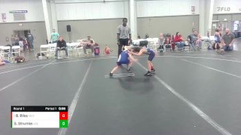 52-56 lbs Round 1 - Benjamin Riley, Wise Central Youth Wrestling vs Sean Strumke, Williamsburg Wrestling Club