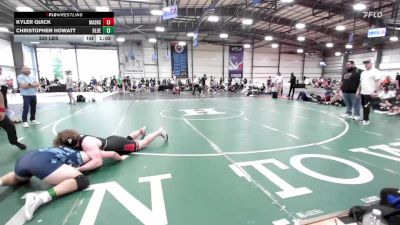 220 lbs Round Of 32 - Kyler Quick, Mat Assassins vs Christopher Howatt, Blue Wave