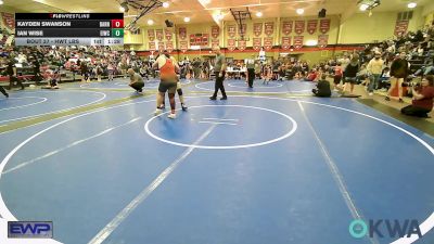 Quarterfinal - Kayden Swanson, Barnsdall Youth Wrestling vs Ian Wise, Eufaula Ironheads Wrestling Club