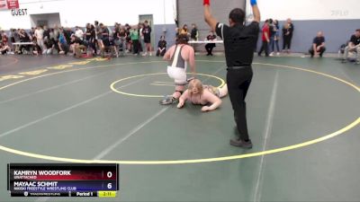 290 lbs Round 2 - Mayaac Schmit, Nikiski Freestyle Wrestling Club vs Kamryn Woodfork, Unattached