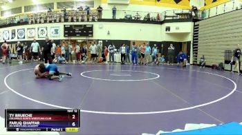 126 lbs Cons. Round 2 - Ty Brueche, Columbus North Wrestling Club vs Faruq Ghaffar, M3 Wrestling Academy