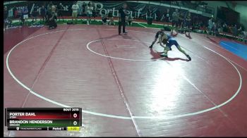 106 lbs Champ. Round 1 - Brandon Henderson, Oregon vs Porter Dahl, Utah