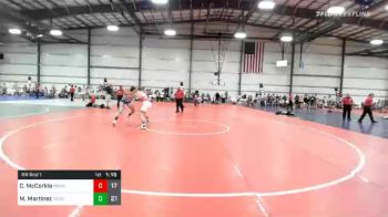 160 lbs Prelims - Collin McCorkle, Pitt Bull Wrestling Club vs Matthew Martinez, Team Utah Zion