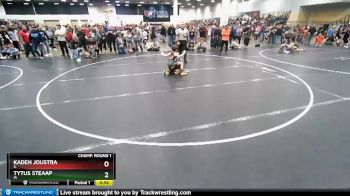 74 lbs Champ. Round 1 - Kaden Joustra, IL vs Tytus Steaap, IA