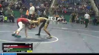 4 lbs Champ. Round 1 - Noah Luna, Providence vs Michael Baysden, New Bern