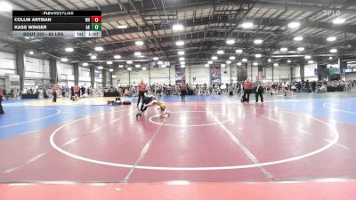 85 lbs Round Of 32 - Collin Artman, WV vs Kass Winger, AK