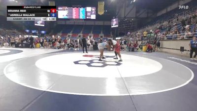 235 lbs Champ. Rd Of 16 - Brianna Reid, CA vs Asreilla Wallace, IL