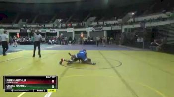 120 lbs Champ. Round 1 - Aiden Arthur, Spanish Fort vs Chase Haydel, Jesuit