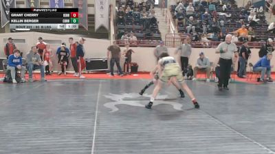 90_B lbs Round Of 32 - Grant Cherry, Kennett vs Kellin Berger, Connellsville