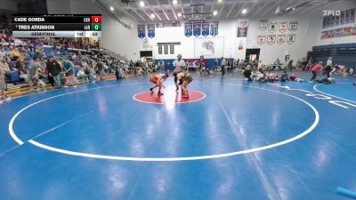 152 lbs Semifinal - Cade Gorda, Centennial Middle School vs Tres Atkinson, Laramie Middle School