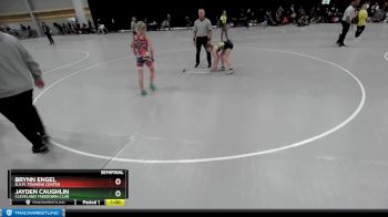 87 lbs Semifinal - Brynn Engel, B.A.M. Training Center vs Jayden Caughlin, Cleveland Takedown Club