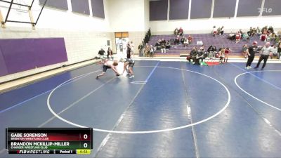 200 lbs Round 2 - Brandon Mckillip-Miller, Charger Wrestling Club vs Gabe Sorenson, Brighton Wrestling Club