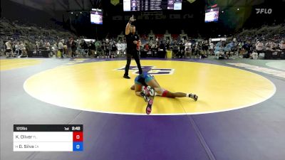 120 lbs Cons 16 #1 - Kaitelynn Oliver, FL vs Devin Silva, CA