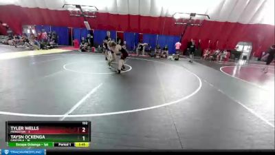 132 lbs Placement Matches (8 Team) - Tyler Wells, Princeton vs Taysn Ockenga, Canton A