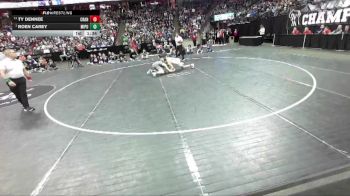 D3-144 lbs 1st Place Match - Roen Carey, Mineral Point vs Ty Dennee, Crandon
