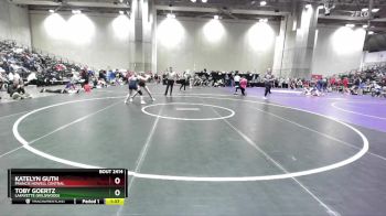 125 lbs Quarterfinal - Toby Goertz, Lafayette (Wildwood) vs Katelyn Guth, Francis Howell Central