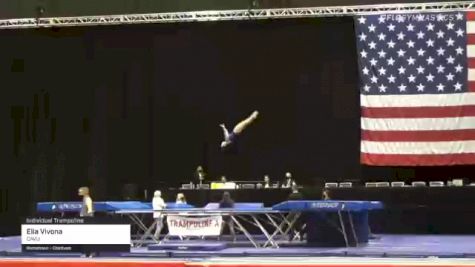 Ella Vivona - Individual Trampoline, CAVU - 2021 USA Gymnastics Championships