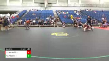 123 lbs Cons. Round 5 - Luke Berktold, Libertyville High School vs Nathan Attisano, Legacy Christian Academy