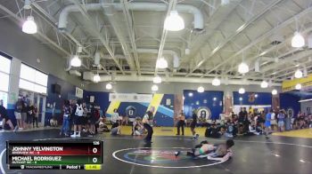 126 lbs Placement (16 Team) - Michael Rodriguez, OutKast WC vs Johnny Yelvington, Riverview WC