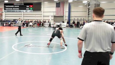 6 - 190 lbs Champ. Round 1 - Nathaniel Davis, Thomas Dale vs Michael Bojang, Woodbridge Senior