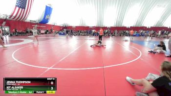 125 lbs Round 3 (6 Team) - Jenna Thompson, Team Gold vs Kit Alsaker, Team Yellow
