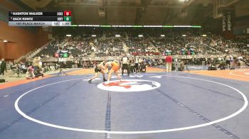 2A-190 lbs 1st Place Match - Kashton Walker, Cokeville vs Zack Kuntz, Greybull/Riverside