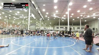 122 lbs Rr Rnd 2 - Anthony Valls, Mat Assassins Red - HSC vs Samuel Wolford, Steller Trained Embo - HSC