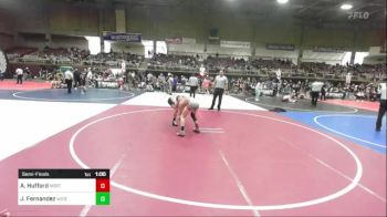 116 lbs Semifinal - Andrew Hufford, Northglenn Youth WC vs Josiah Fernandez, Widefield WC