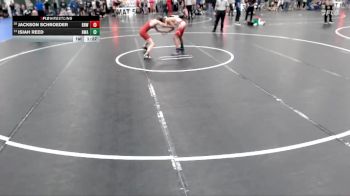 98 lbs Champ. Round 2 - Isiah Reed, Nebraska Wrestling Academy vs Jackson Schroeder, Big Red Wrestling