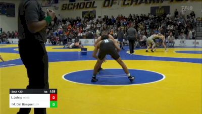 153 lbs Round Of 16 - Isaac Johns, Woodford County (KY) vs Max Del Bosque, Clovis North