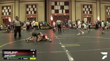 101 lbs Round 3 (6 Team) - Michael Brady, Dragons United vs James Evans, Revival Gray