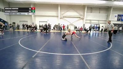 144 lbs Cons. Round 3 - Jericho Kenter, Timpanogos High School vs Kohen Church, Riverton High School