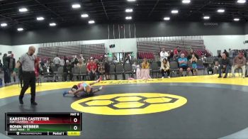 65 lbs Placement Matches (8 Team) - Ronin Webber, Beast Mode vs Karsten Castetter, Fort Hammers