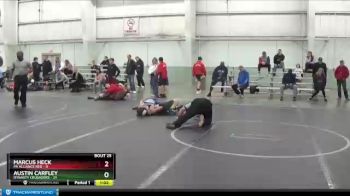 96 lbs Round 7 (8 Team) - Austin Carfley, Dynasty Crusaders vs Marcus Heck, PA Alliance Red