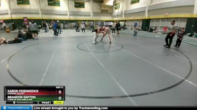 2nd Place Match - Aaron Moenkedick, Harding County vs Brandon Gayton, Cobbler Kids Wrestling