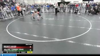 67 lbs Quarterfinal - William ``Conner`` Craig, Cowboy Wrestling Club vs Beckett Moyer, Moyer Elite Wrestling