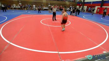 110-120 lbs Rr Rnd 2 - Luke Black, Vinita Kids Wrestling vs Hazen Crank, HURRICANE WRESTLING ACADEMY