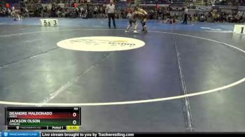 145 lbs Cons. Round 1 - Deandre Maldonado, Minot vs Jackson Olson, Mandan