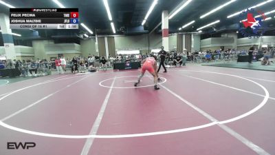 126 lbs Consi Of 16 #1 - Felix Pecina, Takedown-City Wrestling vs Joshua Maltbie, Jflo Trained