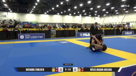 Myles Joaquin Javelosa vs Nathaniel Fowler III 2025 World IBJJF Jiu-Jitsu No-Gi Championship