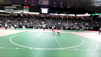 60 lbs Champ. Round 2 - Hank Blair, CPWA vs Easton Berger, HHY1