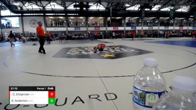 67-70 lbs Semifinal - Camden Chapman, Gladiator Elite WC vs Grayson Anderton, Nomad Wrestling Academy