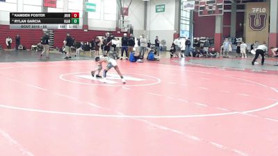 55 lbs Rr Rnd 2 - Kamden Foster, Journeymen vs Rylan Garcia, Gladiator Wrestling