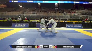 Jonathan Higgins vs Eduardo Reis Felix Junior 2025 Pan Jiu Jitsu IBJJF Championship