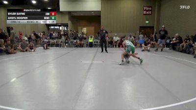85 lbs Round 6 (8 Team) - Syler Sayne, Crossroads Wrestling vs Aksyl Hooper, Williamson County WC