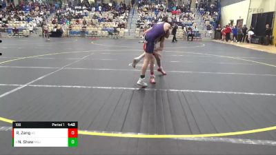 106 lbs Champ. Round 1 - Nick Shaw, Mount Saint Joseph vs Rock Zang, Archbishop Spalding